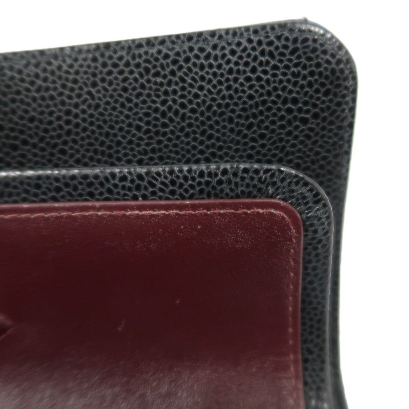 CHANEL Classic Flap Matelassé Shoulder Bag, Black Caviar Skin with Silver Hardware