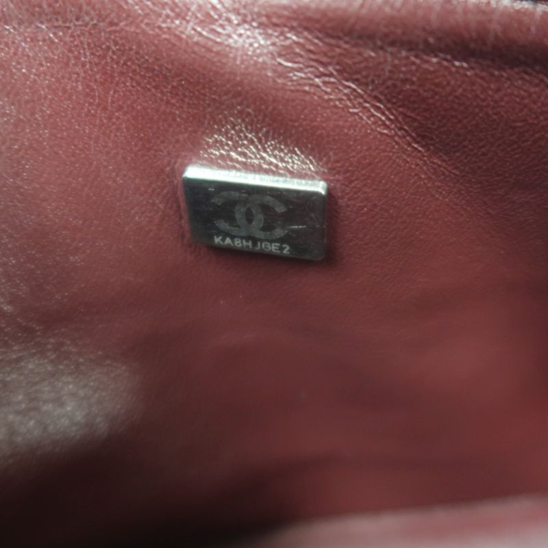 CHANEL Classic Flap Matelassé Shoulder Bag, Black Caviar Skin with Silver Hardware