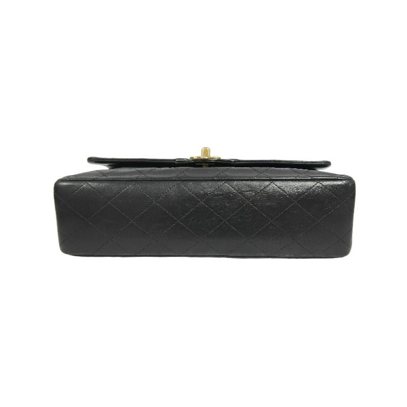 CHANEL Classic Flap Matelassé Shoulder Bag, Lambskin, Black, Gold Hardware