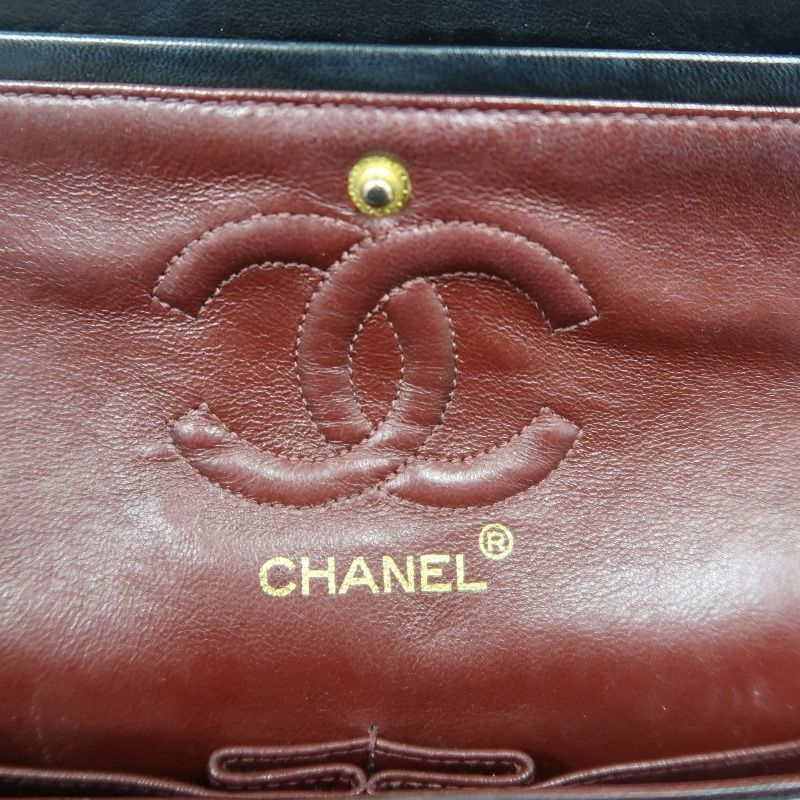 CHANEL Classic Flap Matelassé Shoulder Bag, Lambskin, Black, Gold Hardware