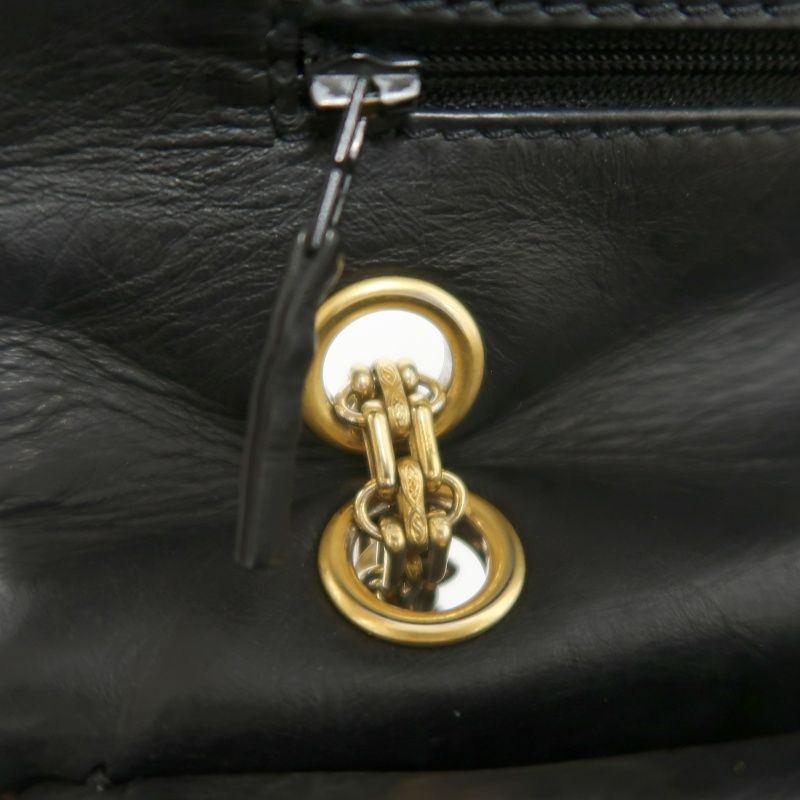 CHANEL 2.55 Matelassé Shoulder Bag, Calfskin, Black, Gold Hardware