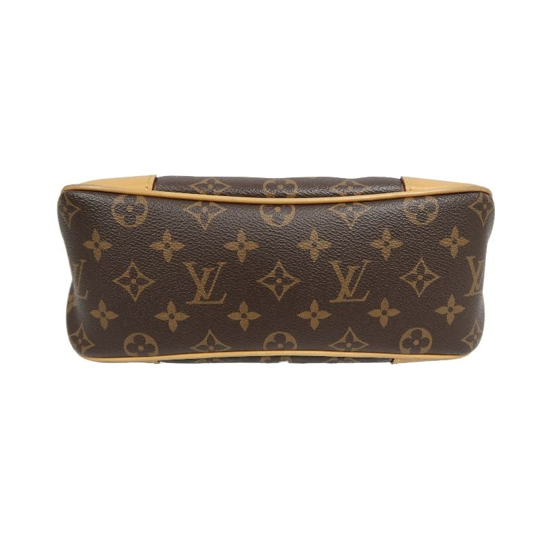 LOUIS VUITTON Boulogne Monogram Hand & Shoulder Bag, Brown, Gold Hardware