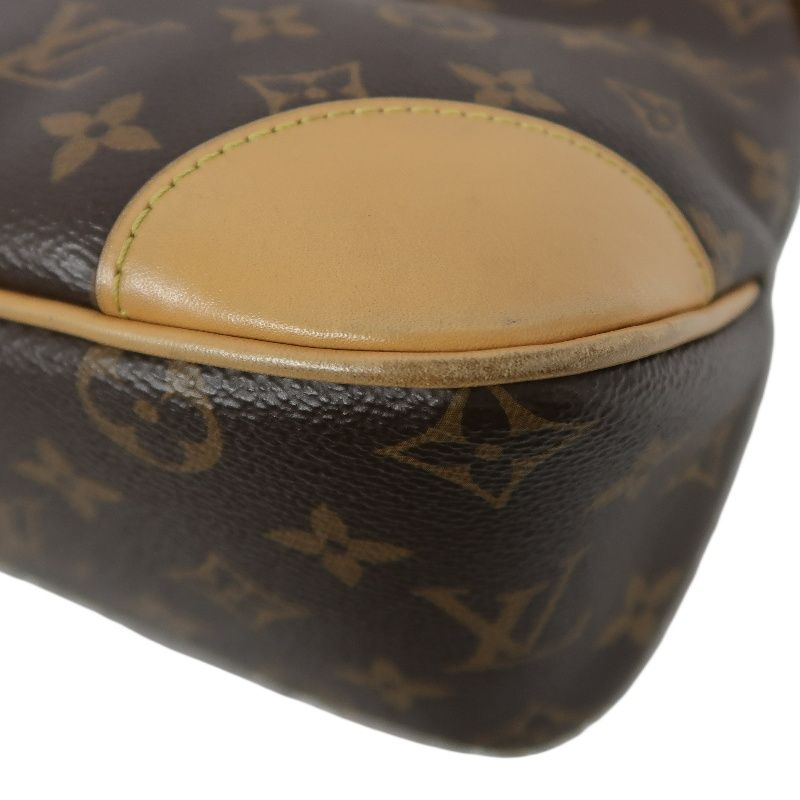 LOUIS VUITTON Boulogne Monogram Hand & Shoulder Bag, Brown, Gold Hardware