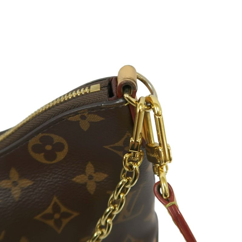 LOUIS VUITTON Boulogne Monogram Hand & Shoulder Bag, Brown, Gold Hardware