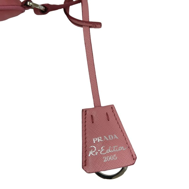 PRADA Re-Edition 2005 Handbag, Nylon, Pink