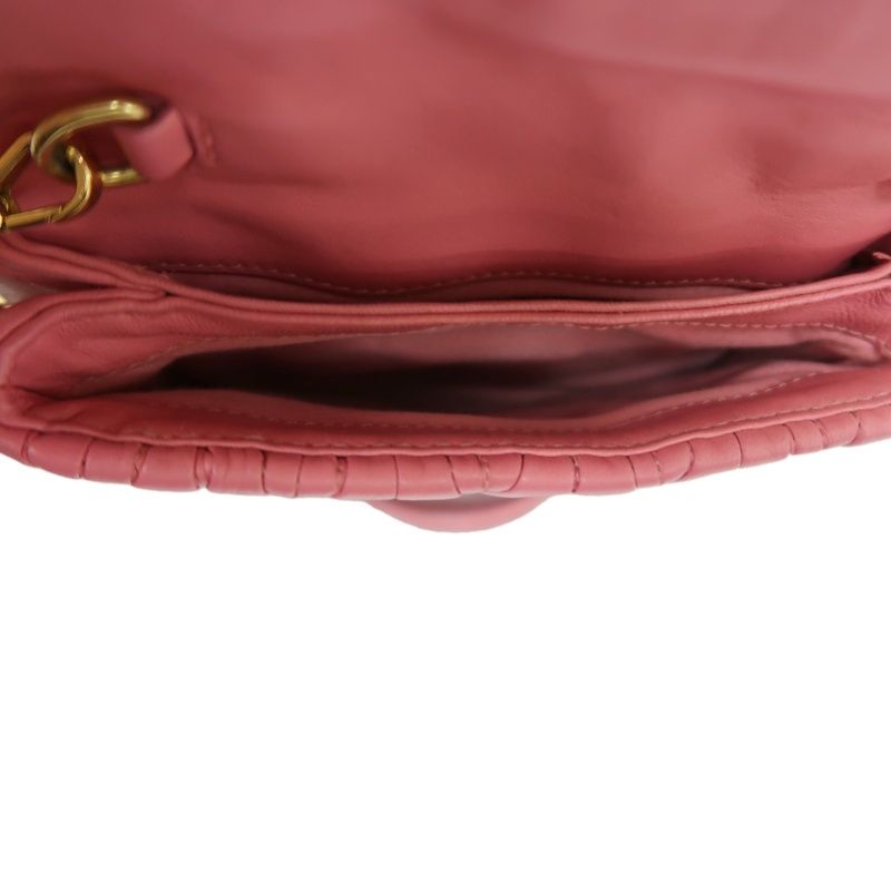 MIU MIU Shoulder Bag, Lambskin, Pink