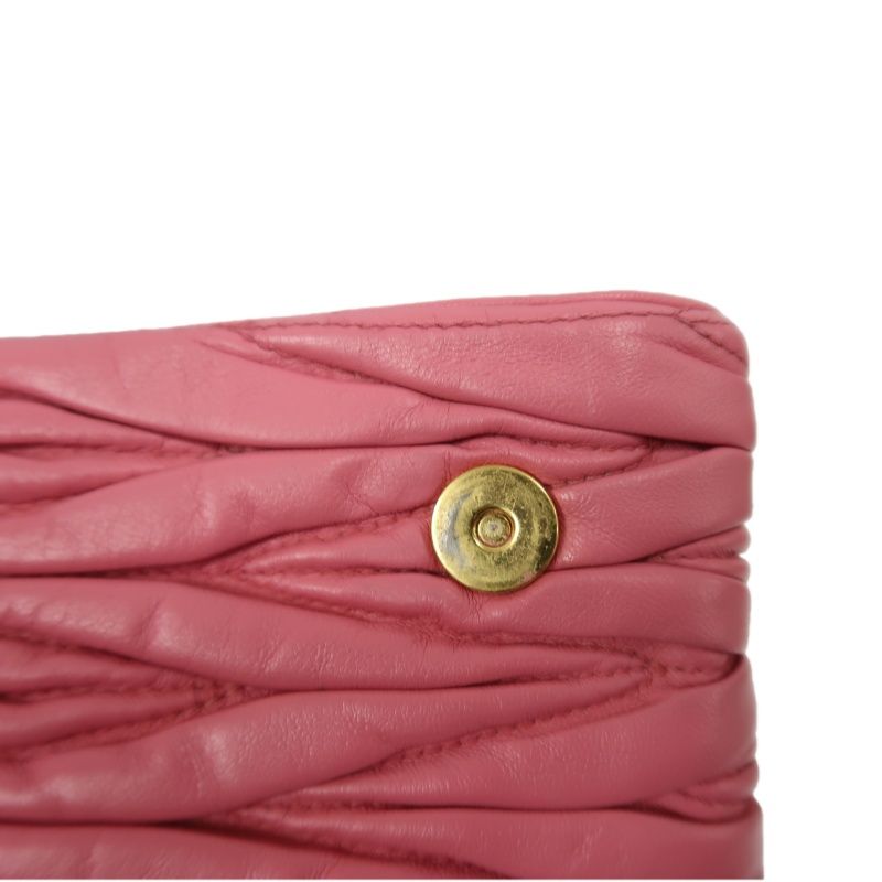 MIU MIU Shoulder Bag, Lambskin, Pink