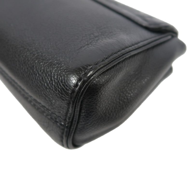 LOUIS VUITTON (LV) Saint-Germain Mini Shoulder Bag, Empreinte Calf Leather, Black with Gold-Tone Hardware