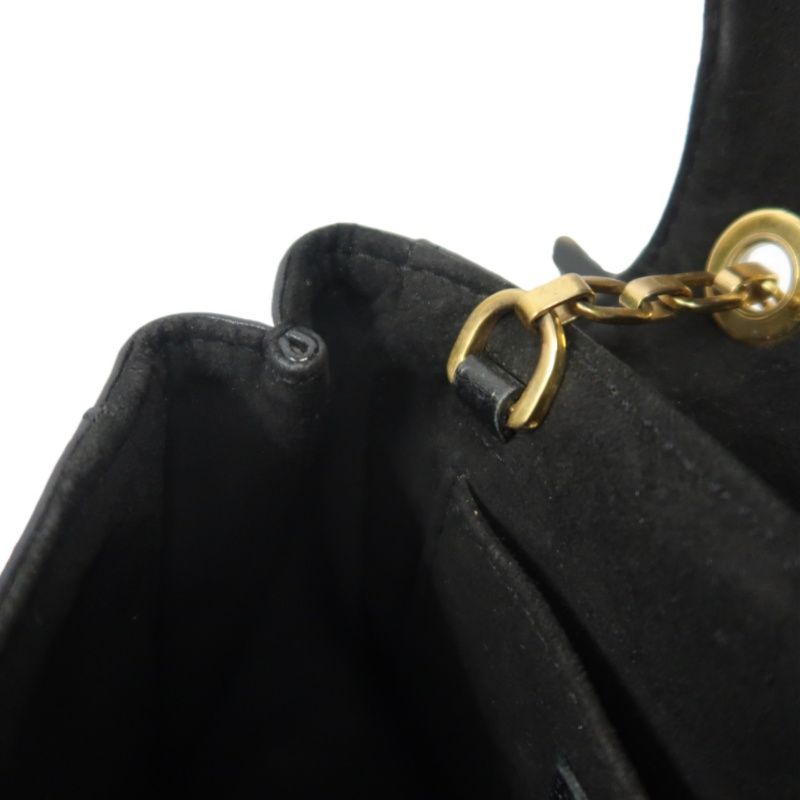 LOUIS VUITTON (LV) Saint-Germain Mini Shoulder Bag, Empreinte Calf Leather, Black with Gold-Tone Hardware