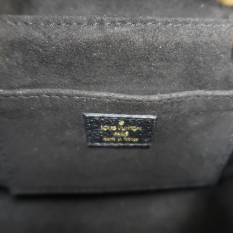 LOUIS VUITTON (LV) Saint-Germain Mini Shoulder Bag, Empreinte Calf Leather, Black with Gold-Tone Hardware