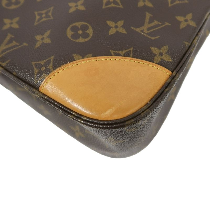 LOUIS VUITTON Blois 30 Monogram Brown Shoulder Bag - Coated Canvas