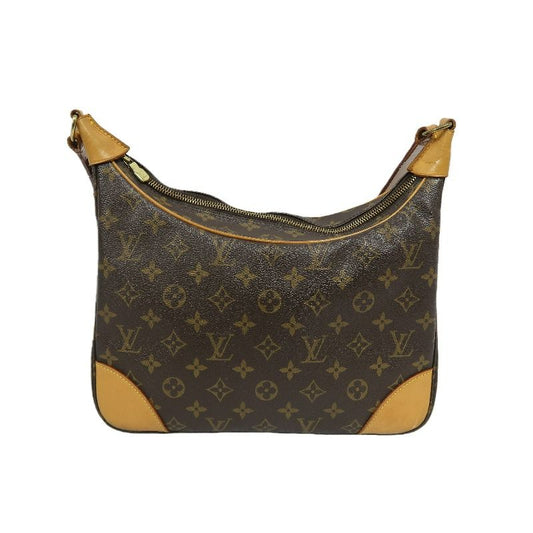 LOUIS VUITTON Blois 30 Monogram Brown Shoulder Bag - Coated Canvas