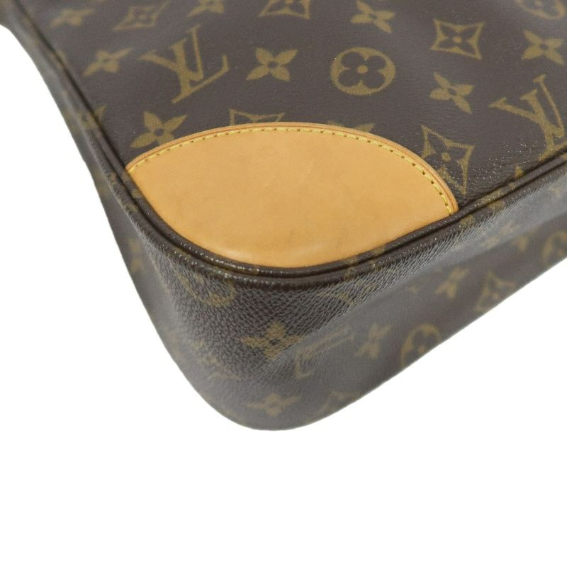 LOUIS VUITTON Blois 30 Monogram Brown Shoulder Bag - Coated Canvas