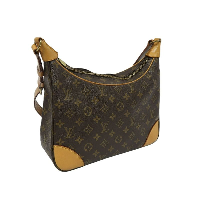 LOUIS VUITTON Blois 30 Monogram Brown Shoulder Bag - Coated Canvas