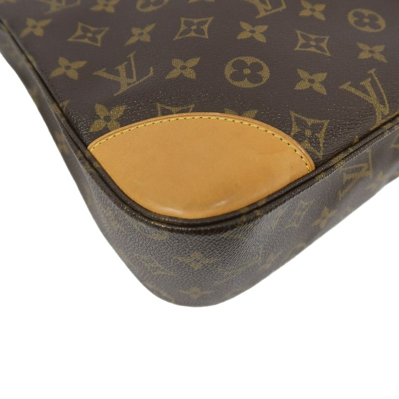 LOUIS VUITTON Blois 30 Monogram Brown Shoulder Bag - Coated Canvas