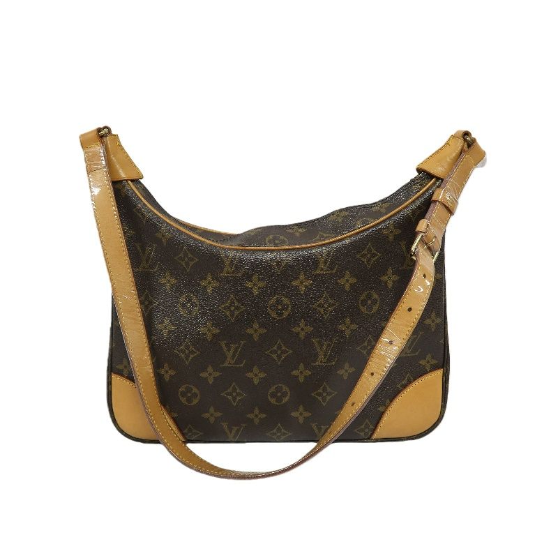 LOUIS VUITTON Blois 30 Monogram Brown Shoulder Bag - Coated Canvas