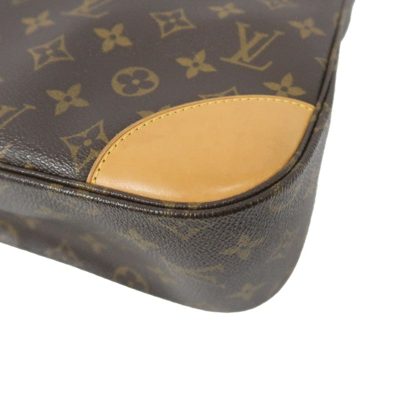 LOUIS VUITTON Blois 30 Monogram Brown Shoulder Bag - Coated Canvas