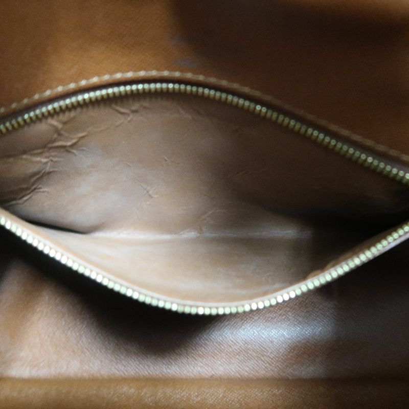 LOUIS VUITTON Blois 30 Monogram Brown Shoulder Bag - Coated Canvas