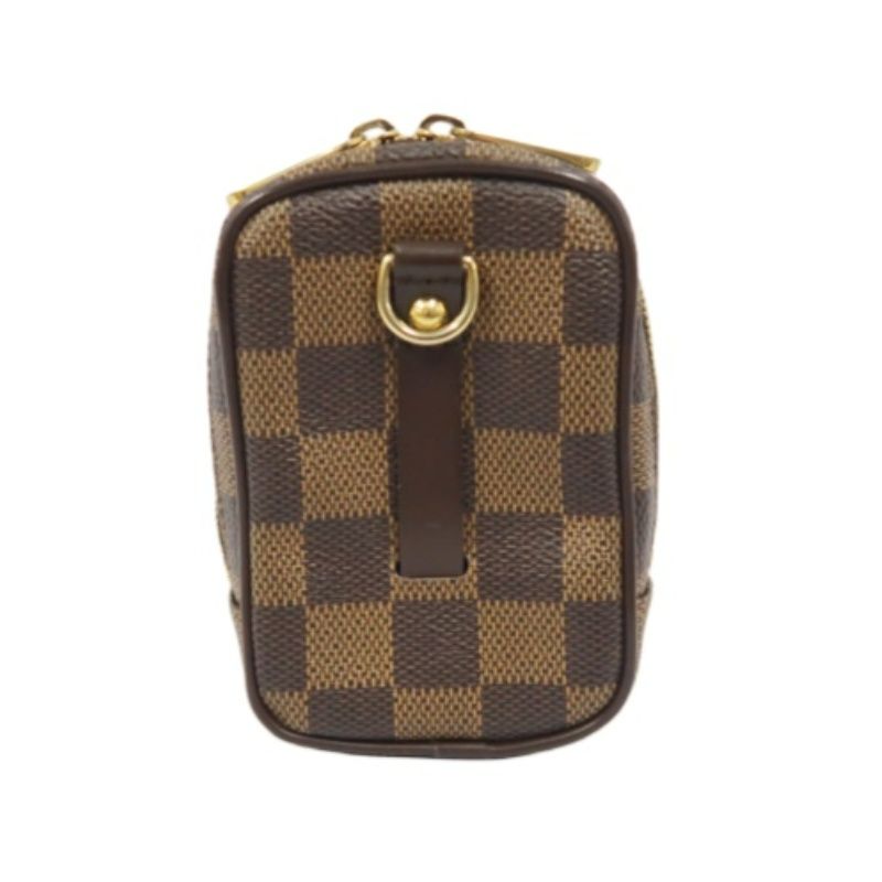 LOUIS VUITTON Etui Okapi PM Pouch, Damier Pattern, Brown (LV Brown Damier PVC Coin & Clutch Pouch)