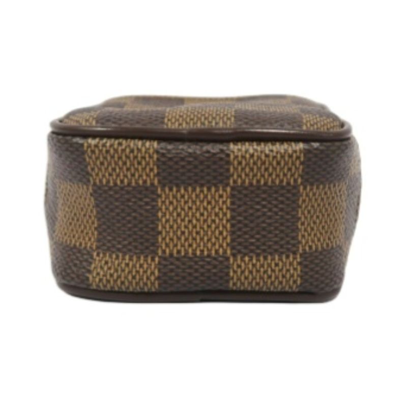 LOUIS VUITTON Etui Okapi PM Pouch, Damier Pattern, Brown (LV Brown Damier PVC Coin & Clutch Pouch)