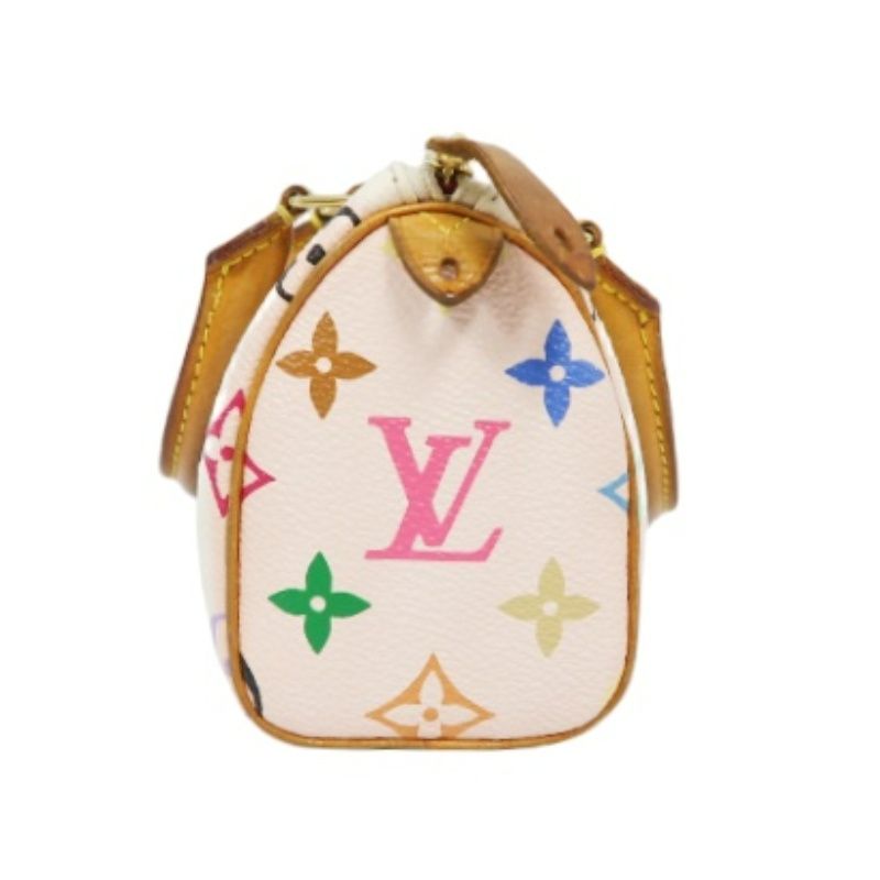 Louis Vuitton Multicolor Mini Speedy, White Series, PVC Nano Handbag