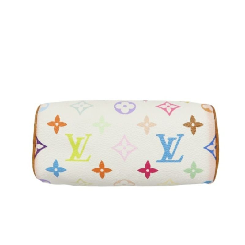 Louis Vuitton Multicolor Mini Speedy, White Series, PVC Nano Handbag