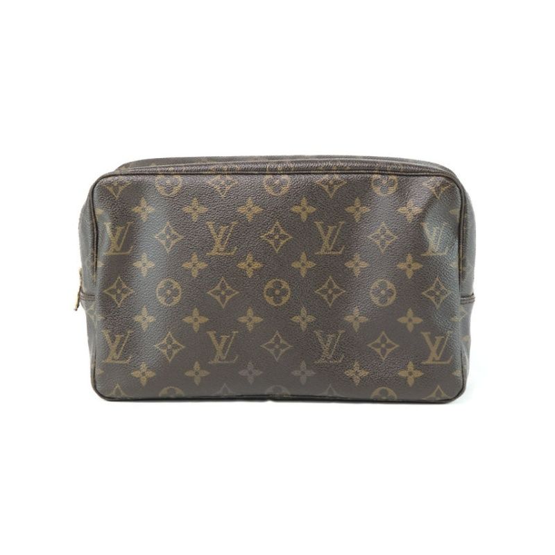 LV Vuitton Monogram Pouch & True Wallet, PVC (Cosmetic & Toiletry Bag Style)