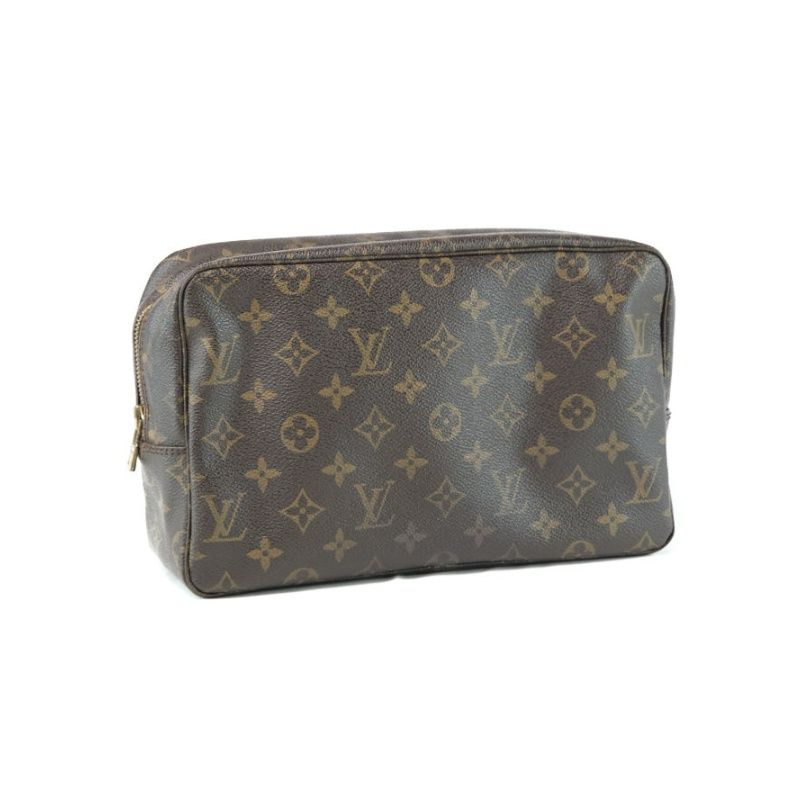 LV Vuitton Monogram Pouch & True Wallet, PVC (Cosmetic & Toiletry Bag Style)