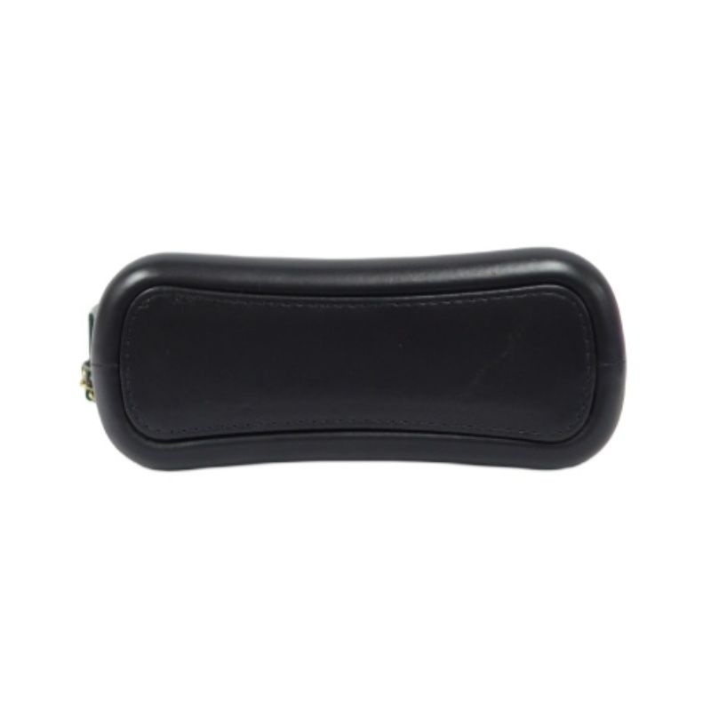 CHANEL Gabrielle de Chanel Chain Shoulder Bag, Black Printed Wool, with Card Pouch
