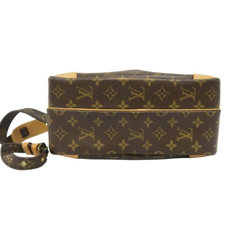 LOUIS VUITTON Monogram Nile Shoulder Bag, Brown, PVC-Coated Canvas