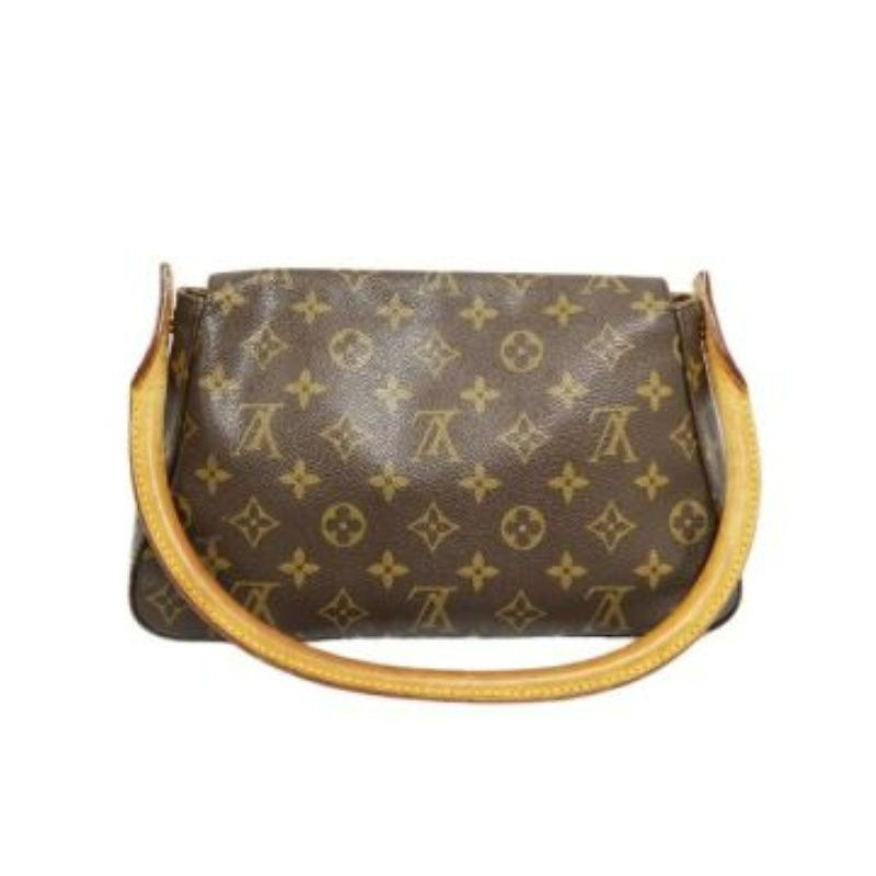 LOUIS VUITTON (LV) Monogram Mini Looping Brown Shoulder Bag