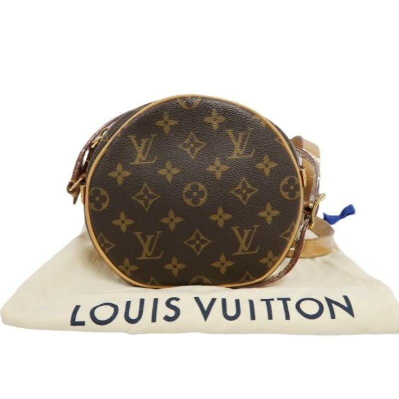 LOUIS VUITTON Boîte Chapeau Souple, Monogram Coated Canvas, Brown, Shoulder Bag, With Dust Bag