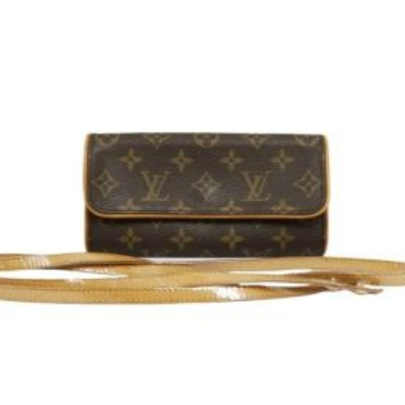 LOUIS VUITTON Florentine Shoulder Bag, Brown (Monogram PVC), 19cm Envelope Style, with Long Shoulder Strap