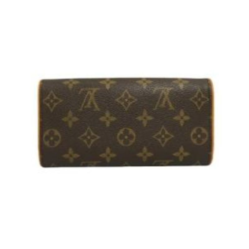 LOUIS VUITTON Florentine Shoulder Bag, Brown (Monogram PVC), 19cm Envelope Style, with Long Shoulder Strap