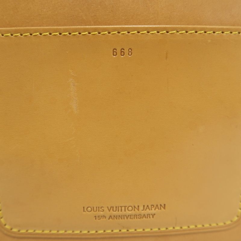 LOUIS VUITTON (LV) Nomade Leather Speedy 30 Beige Handbag with Padlock and 2 Keys