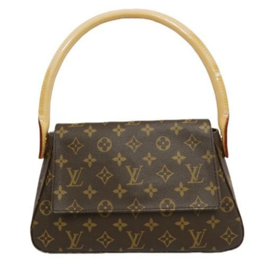LOUIS VUITTON (LV) Monogram Mini Looping Brown Shoulder Bag