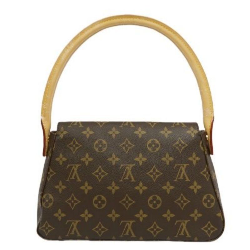 LOUIS VUITTON (LV) Monogram Mini Looping Brown Shoulder Bag