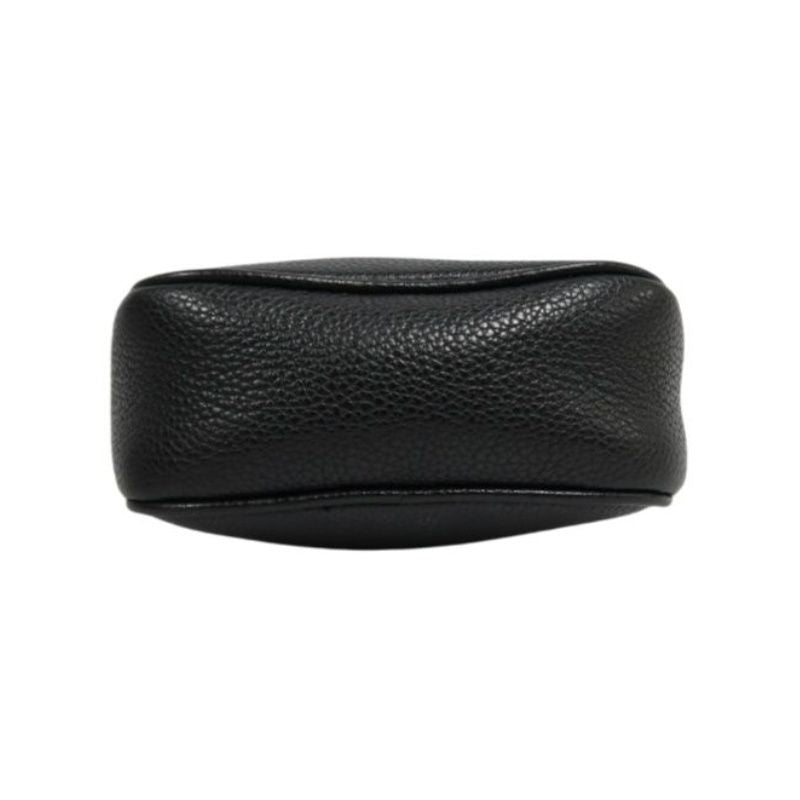 GUCCI Black Cowhide Vintage Logo Crossbody Shoulder Bag