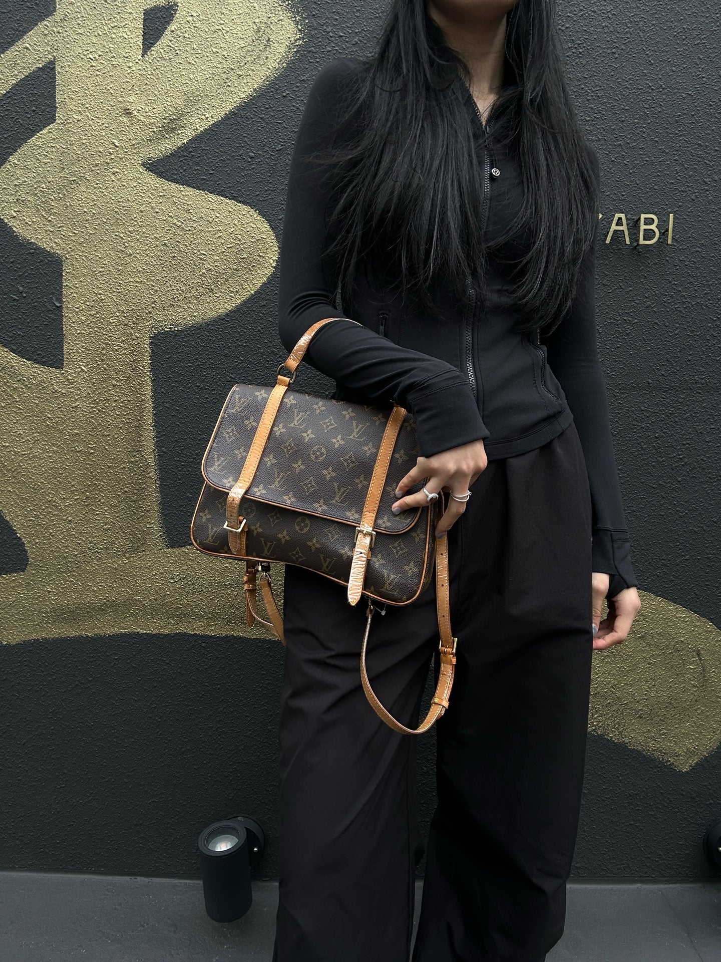 LOUIS VUITTON Marelle Sac a Dos Monogram Handbag, Brown. LV Monogram PVC Backpack.