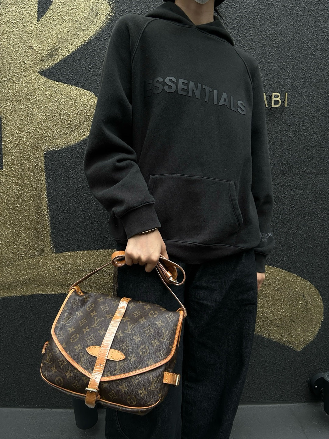 LOUIS VUITTON Soufflot 30 Monogram (Nicknamed "Gemini"), Monogram Coated Canvas, Shoulder & Crossbody Bag, Brown