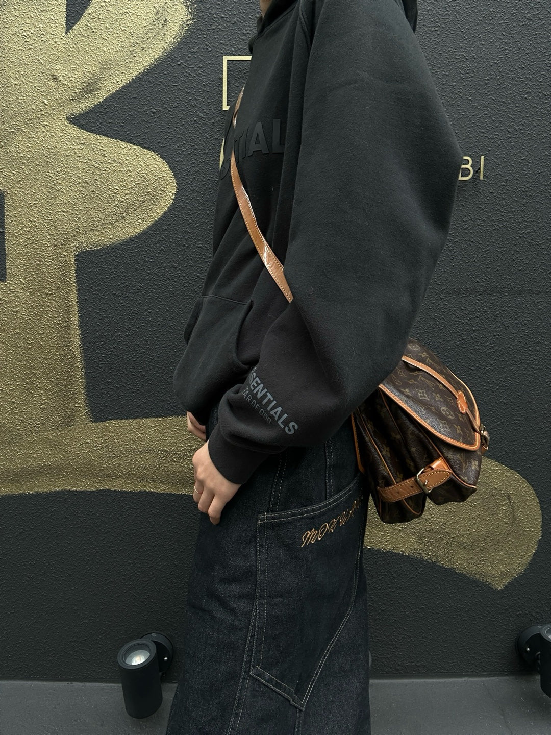 LOUIS VUITTON Soufflot 30 (Nicknamed "Gemini 30"), Monogram Coated Canvas, Shoulder & Crossbody Bag, Brown