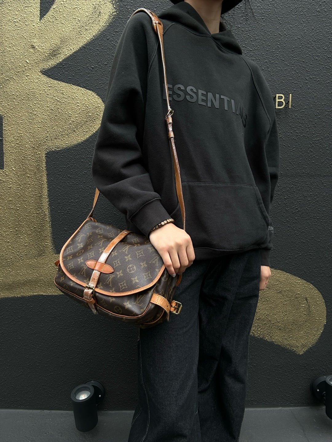 LOUIS VUITTON Soufflot 30 (Nicknamed "Gemini 30"), Monogram Coated Canvas, Shoulder & Crossbody Bag, Brown