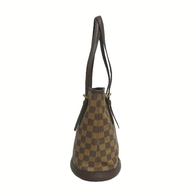 LOUIS VUITTON Marelle (Nicknamed "Picnic Basket"), Damier Coated Canvas, Hand & Shoulder Bag, Brown, with Pouch