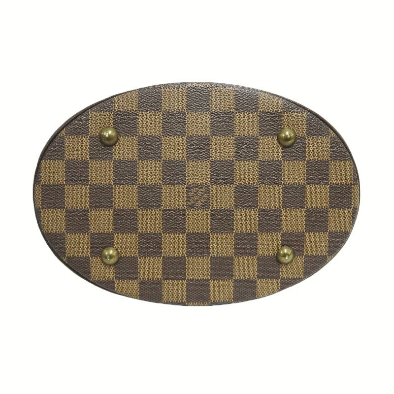 LOUIS VUITTON Marelle (Nicknamed "Picnic Basket"), Damier Coated Canvas, Hand & Shoulder Bag, Brown, with Pouch