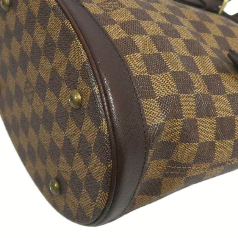 LOUIS VUITTON Marelle (Nicknamed "Picnic Basket"), Damier Coated Canvas, Hand & Shoulder Bag, Brown, with Pouch