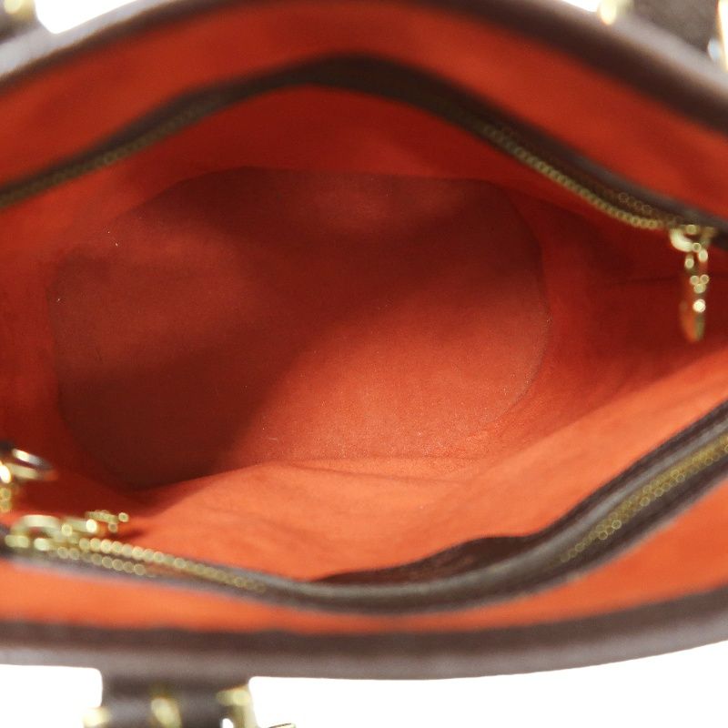 LOUIS VUITTON Marelle (Nicknamed "Picnic Basket"), Damier Coated Canvas, Hand & Shoulder Bag, Brown, with Pouch
