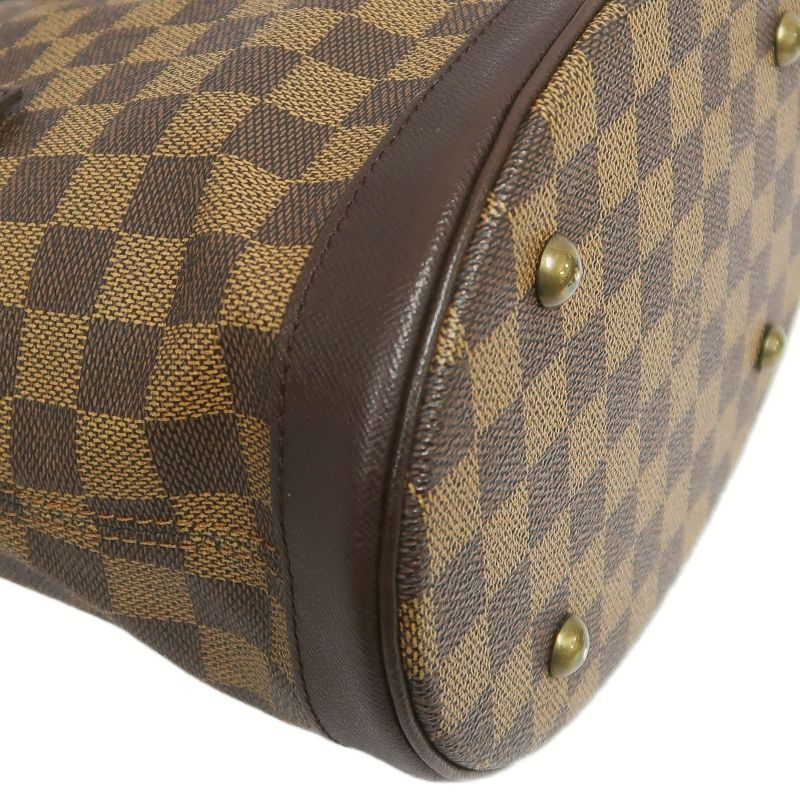 LOUIS VUITTON Marelle (Nicknamed "Picnic Basket"), Damier Coated Canvas, Hand & Shoulder Bag, Brown, with Pouch