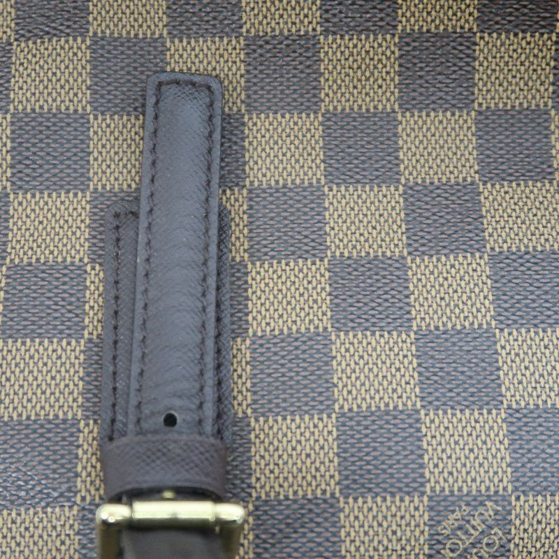 LOUIS VUITTON Marelle (Nicknamed "Picnic Basket"), Damier Coated Canvas, Hand & Shoulder Bag, Brown, with Pouch