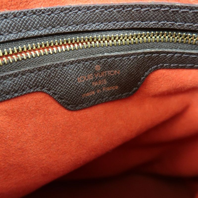 LOUIS VUITTON Marelle (Nicknamed "Picnic Basket"), Damier Coated Canvas, Hand & Shoulder Bag, Brown, with Pouch