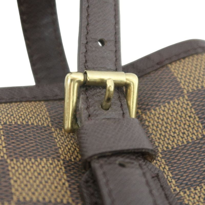 LOUIS VUITTON Marelle (Nicknamed "Picnic Basket"), Damier Coated Canvas, Hand & Shoulder Bag, Brown, with Pouch